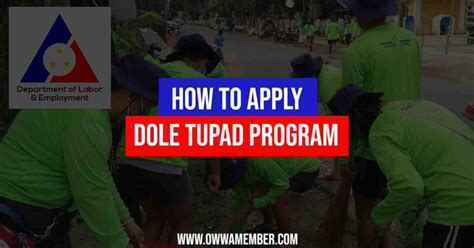 How to apply for DOLE TUPAD program for displaced .